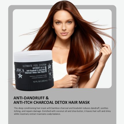 Anti-Dandruff & Anti-Itch Charcoal Detox Hair Mask - Image 6